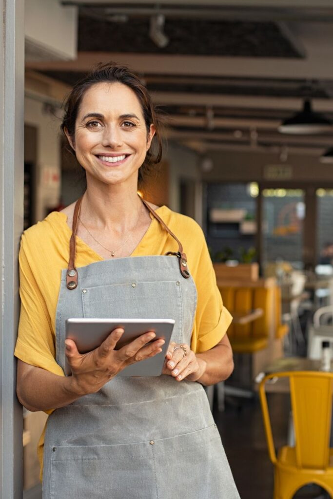 Happy Business Woman